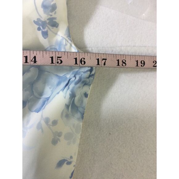 AW BRIDAL 4 S Blue Botanical Floral Petronilla formal party maxi dress NEW B147 - Picture 6 of 9